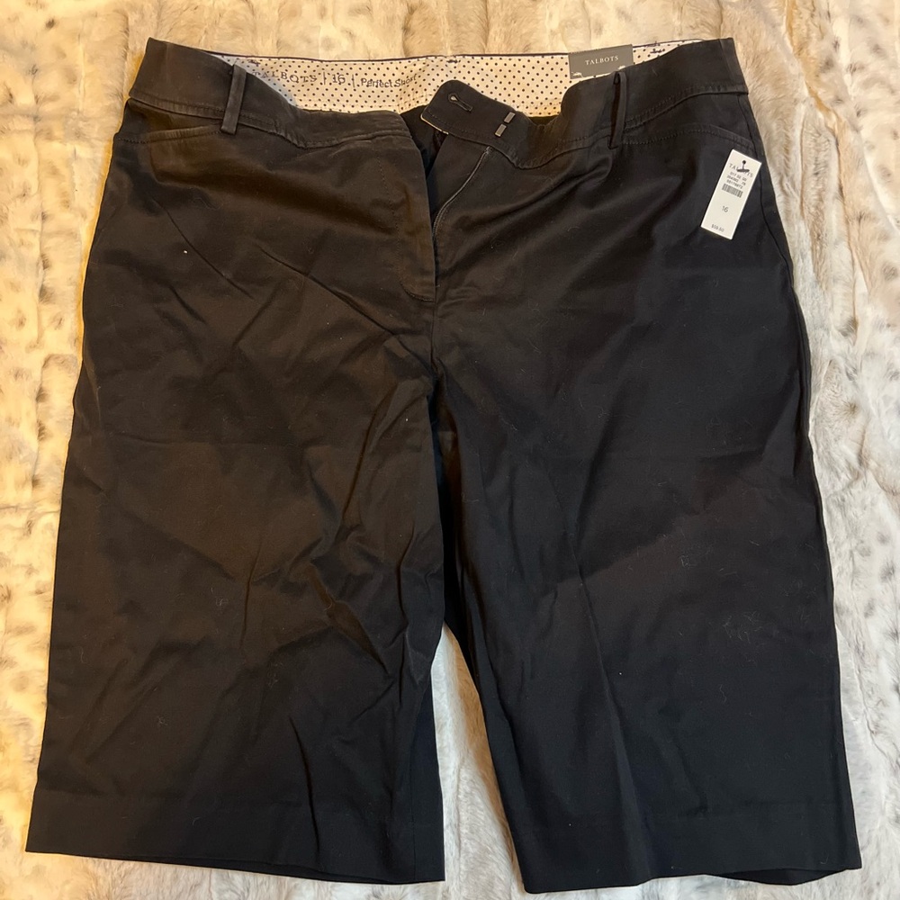 Talbots Women's Black Bermuda Shorts